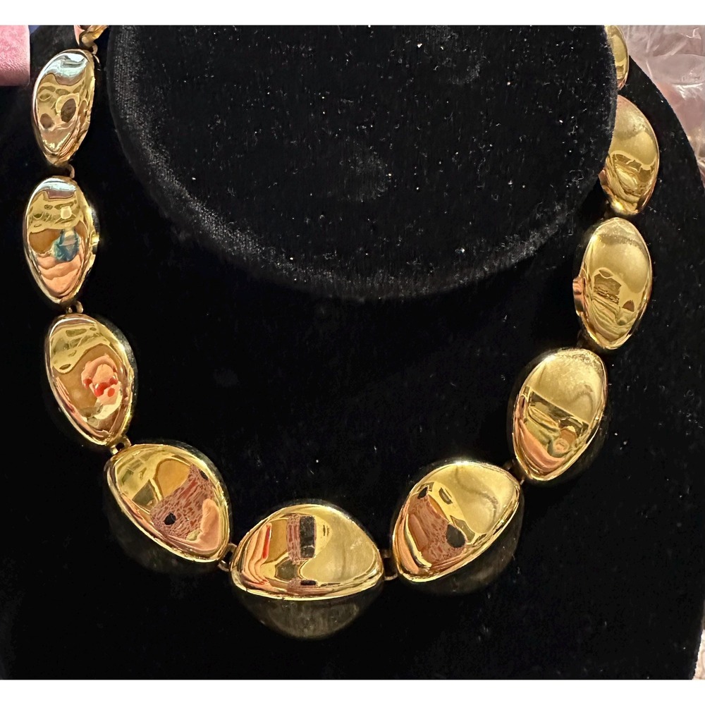 Anne Klein Gold Chunky Choker Necklace